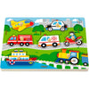 Rompecabezas de madera Viga con sonido, transporte, dimensiones 33x22,5x3 cm, 1 pieza