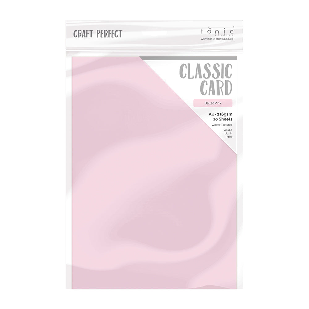 Craft Perfect di Tonic Studios Craft Perfect • cartoncino classico A4 10 pezzi rosa balletto