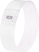 Braccialetti per eventi Sigel - super morbidi - 225x25mm - 120 pezzi - bianco - si-eb216