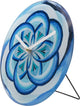Nextime mesa cosmo azul – reloj de pared de mesa – 20 cm – vidrio templado – azul claro – silencioso