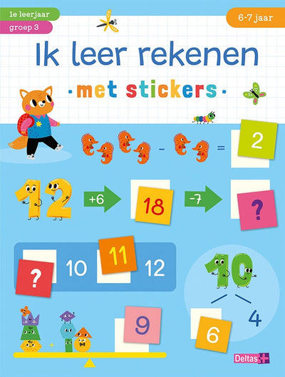 Deltas Aprendo a contar con pegatinas (6-7 y.)