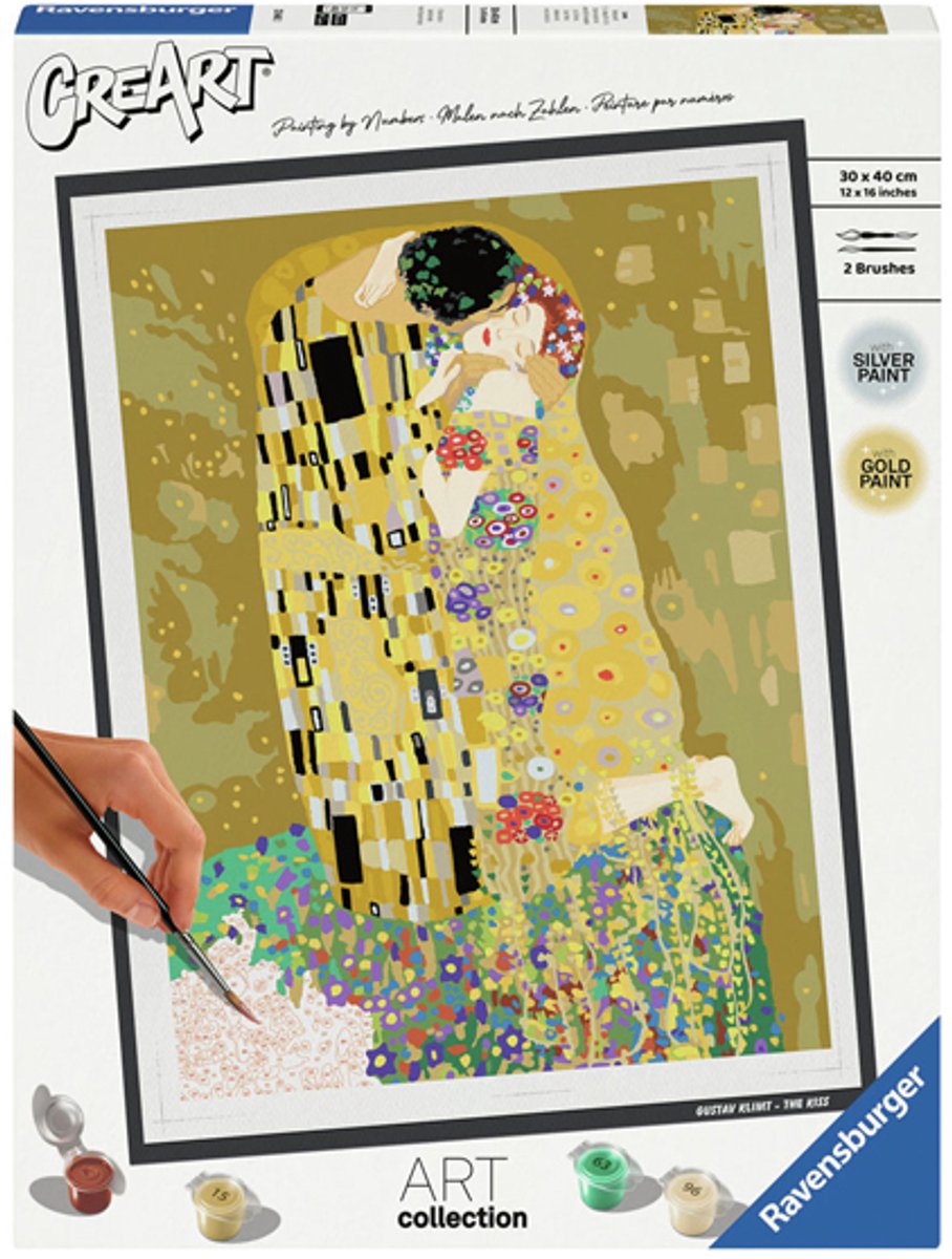 Ravensburger Creart Painting a Song the Kiss Klimt