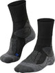 Falke tk1 cool anti-blaar dik lyocell functioneel materiaal wandelsokken heren zwart - maat 44-45