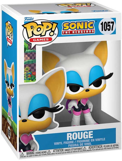 Funko sonic the hedgehog rouge figura vinilo 1057 pop! PVC multicolor unisex - fan merchandising, películas, juegos