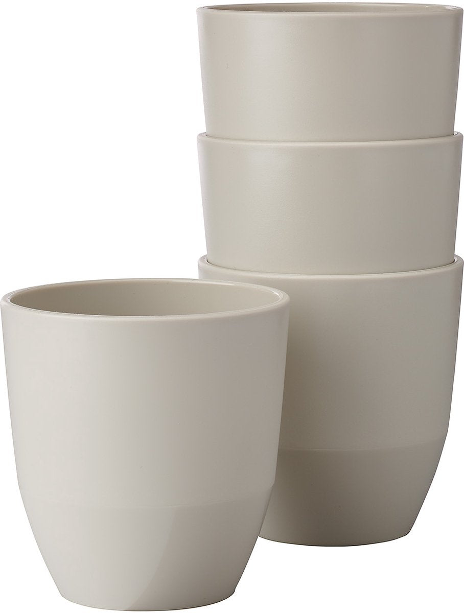Mepal cup silueta - 4x 200 ml - tazza da caffè - bianco nordico