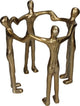 Hd collection ornament beeldje aluminium 21,5x21,5x23cm