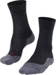 Falke tk5 anti-blaar dun wol functioneel materiaal wandelsokken dames grijs - maat 37-38