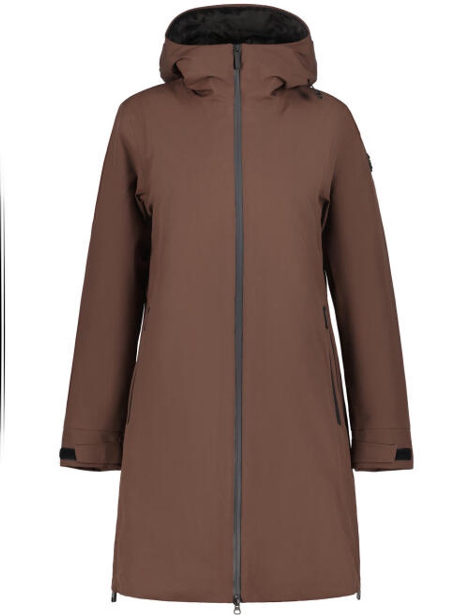 Parka para mujer Luhta iskola - marrón oscuro - 36