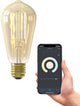Calex smart led lamp - slimme verlichting filament - e27 - rustiek - wifi lichtbron - goud - dimbaar - warm wit licht - 7w