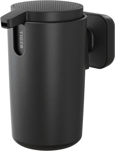 Tiger carv - zeepdispenser wandmontage 175 ml - zonder boren - boren of lijmen - zwart