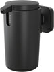 Tiger Carv - Dispenser di sapone a parete da 175 ml - senza perforazione - foratura o incollaggio - nero