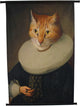 Collezione HD appeso a parete gatto marrone 110x3x83cm
