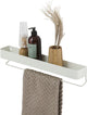 Sealskin brix - perchero de pared con toallero - 55 cm - l - blanco