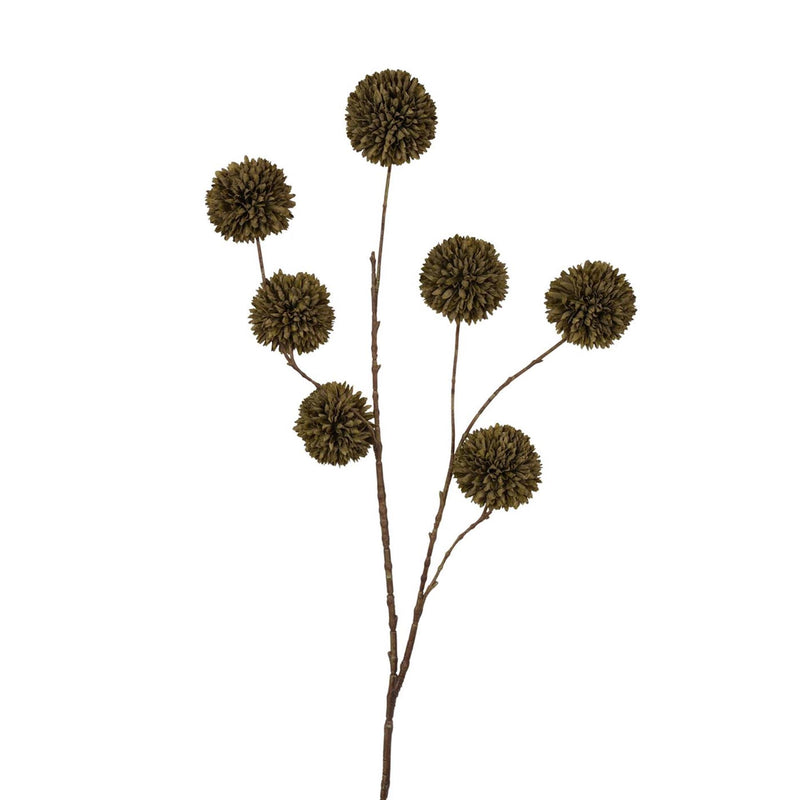 Roberts collection kunstbloem pompom 98cm dk green