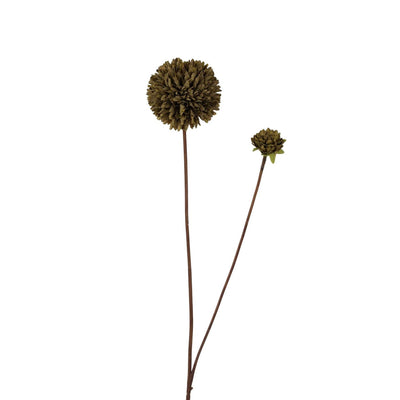 Roberts collection pompón flor artificial 66cm verde oscuro