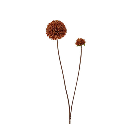 Colección Roberts pompón flor artificial 66cm café claro