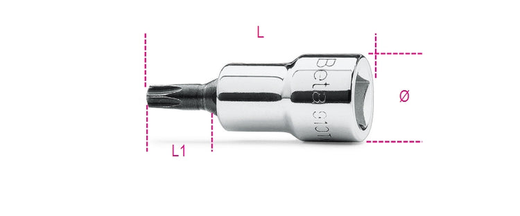 Beta 910TX Screwdriver top key T25 Torx 3 8