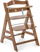 Trona Hauck alpha+ - crece de 6 meses a 90 kg - madera de haya certificada FSC® - nogal