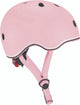 Casco infantil Globber - go up - rosa pastel - ajustable 45-51cm - con iluminación - carcasa exterior de policarbonato resistente