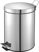 V-part - pedaalemmer 5 liter - stainless steel - rvs - prullenbak