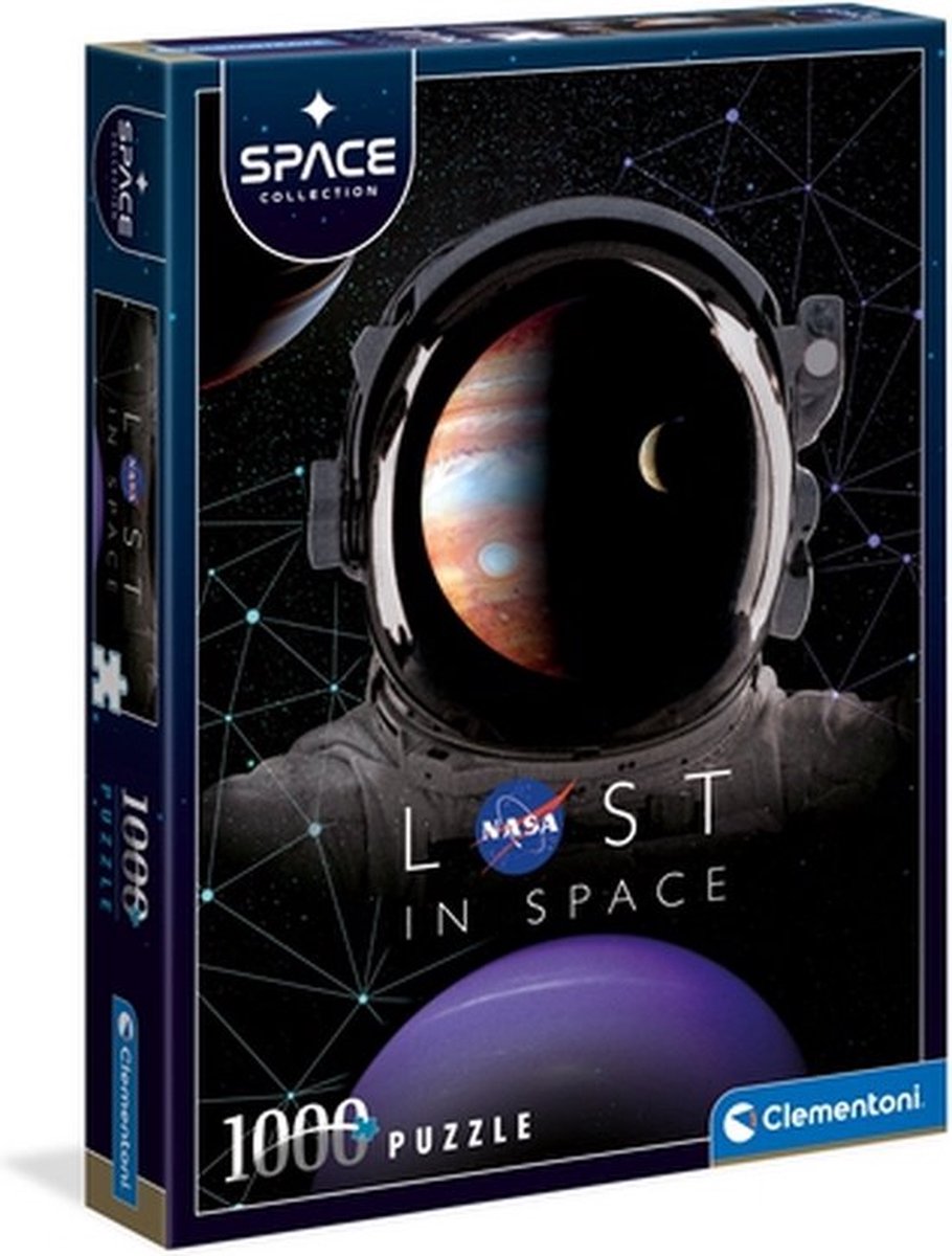 Clementoni - puzzle - 1000 pezzi - collezione alta qualità - nasa 2021 - puzzle per adulti e bambini