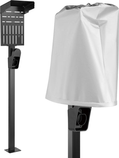 Maclean - external stand for car chargers - stand for EV and PHEV car chargers - suitable for indoor and outdoor use - maximum load up to 15 kg