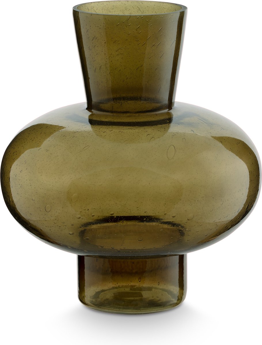 Vtwonen - basic - vaso - verde - vetro - 23x23x27