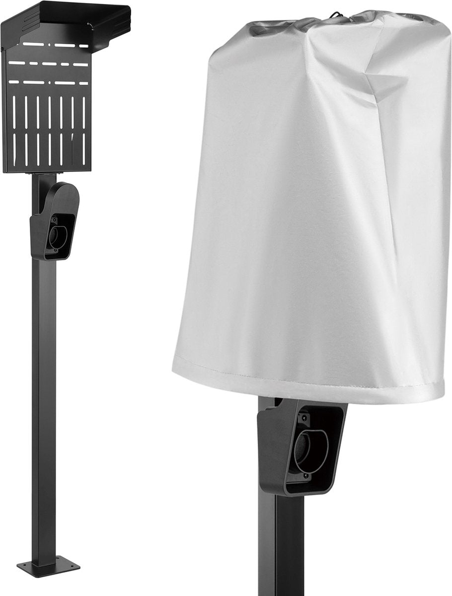 Maclean - supporto esterno per caricabatterie da auto - supporto per caricabatterie da auto EV e PHEV - adatto per uso interno ed esterno - carico massimo fino a 15 kg