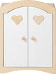 Armario de muñecas de madera Van Dijk Toys - blanco