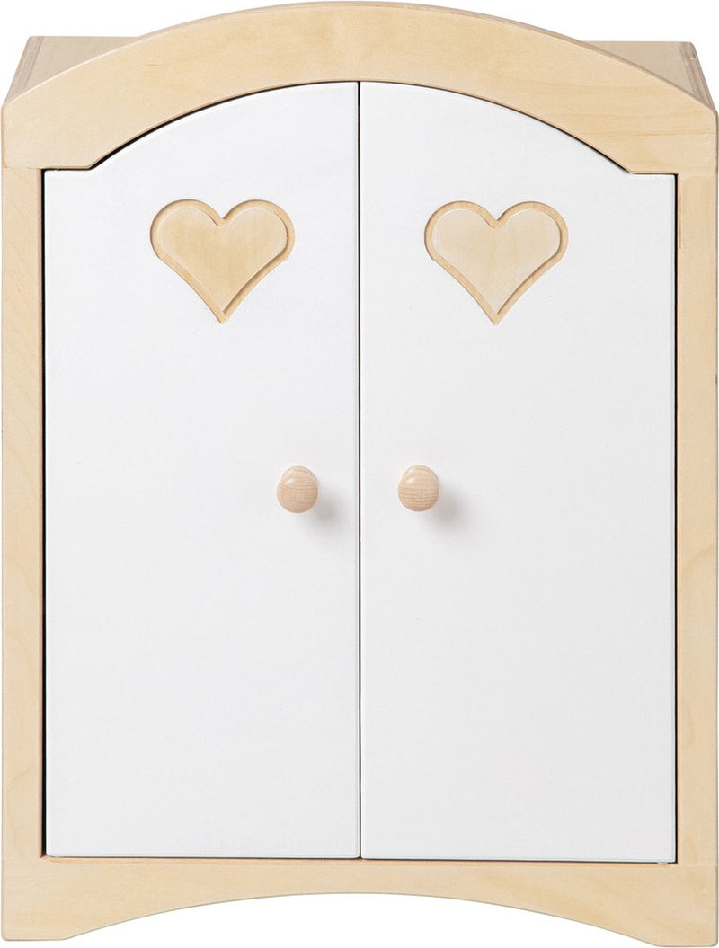 Armario de muñecas de madera Van Dijk Toys - blanco