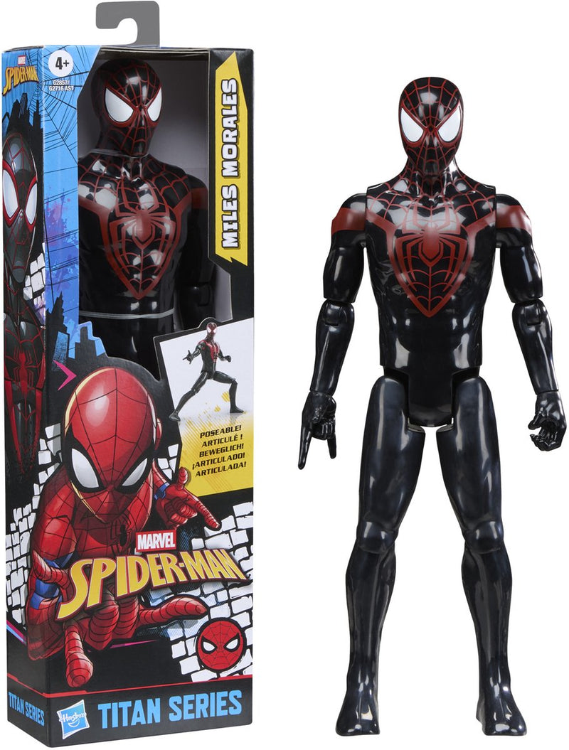 Marvel spider-man titan serie miles morales - action figure 30 cm