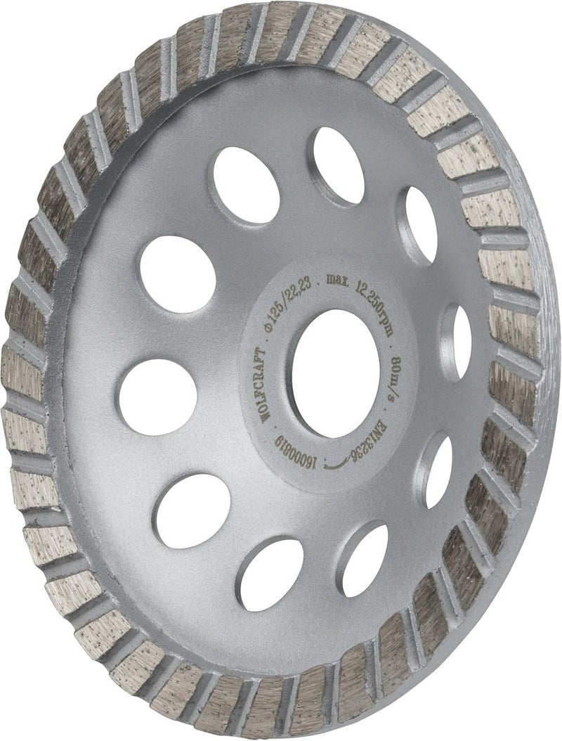 Wolfcraft - diamant schuurkop - ø 125 mm - komschijf - 8382000