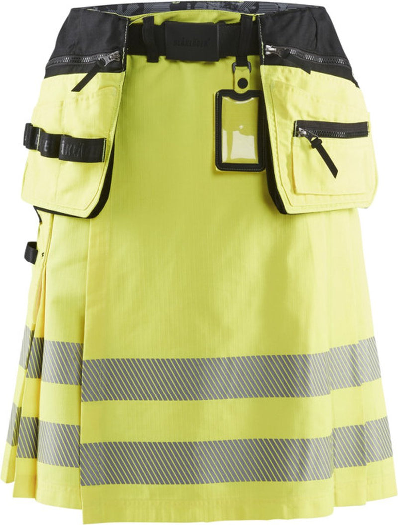 Blåkläder blaklader falda escocesa de alta visibilidad 1921-1831 - alta visibilidad amarillo negro - c56