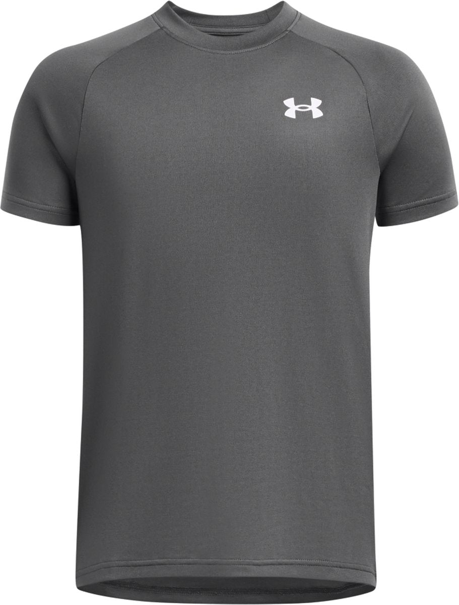 Camiseta deportiva unisex Under Armour ua tech 2.0 ss - gris - blanco