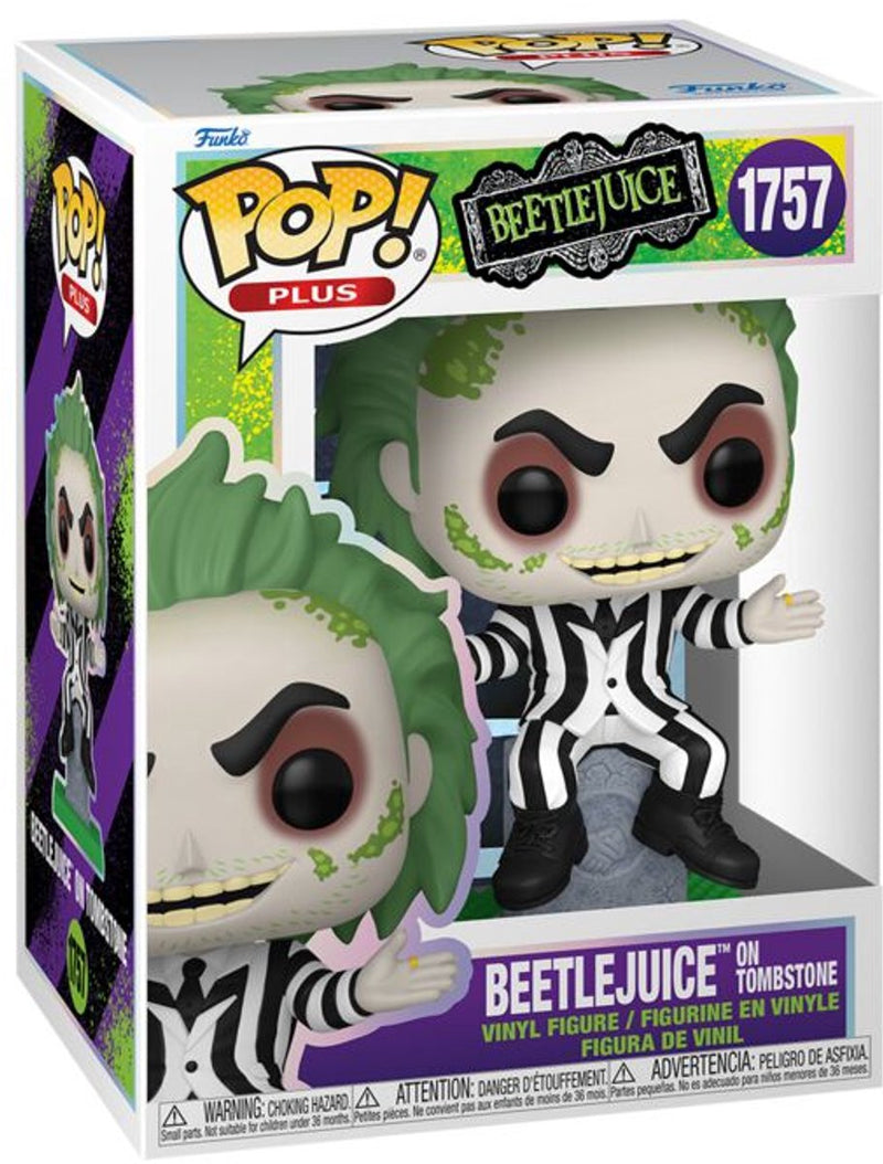 Funko beetlejuice beetlejuice con lapide in vinile 1757 pop! unisex multicolore