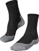 Falke ru4 wool anti-blaar wol functioneel materiaal hardloopsokken heren zwart - maat 46-48