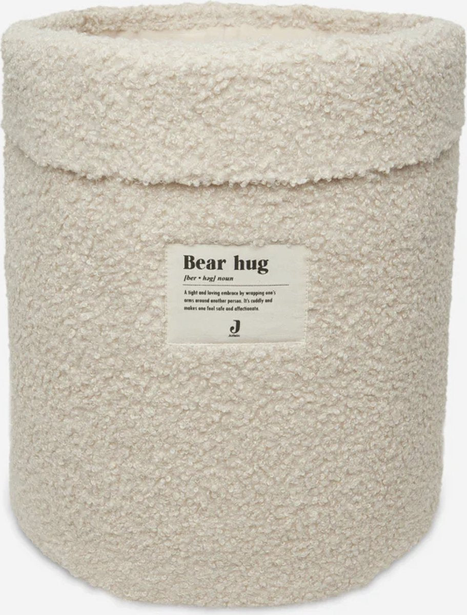 Cesta de almacenamiento Jollein boucle - natural