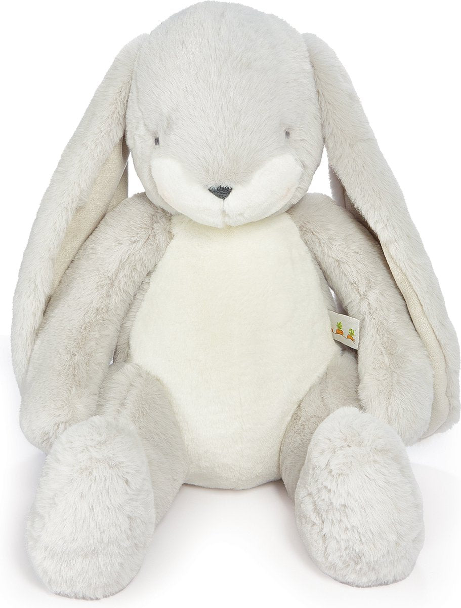 I conigli della baia sgranocchiano il coniglio - peluche - dettagli ricamati - 46 cm - grigio