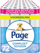 Page ® scottex® toiletpapier - compleet schoon wc papier - 72 rollen - voordeelverpakking