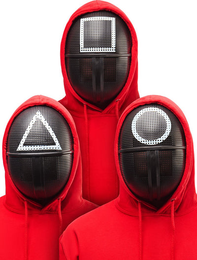 Juego de máscaras de guardia Rubies - juego de 3 máscaras para adultos - talla única