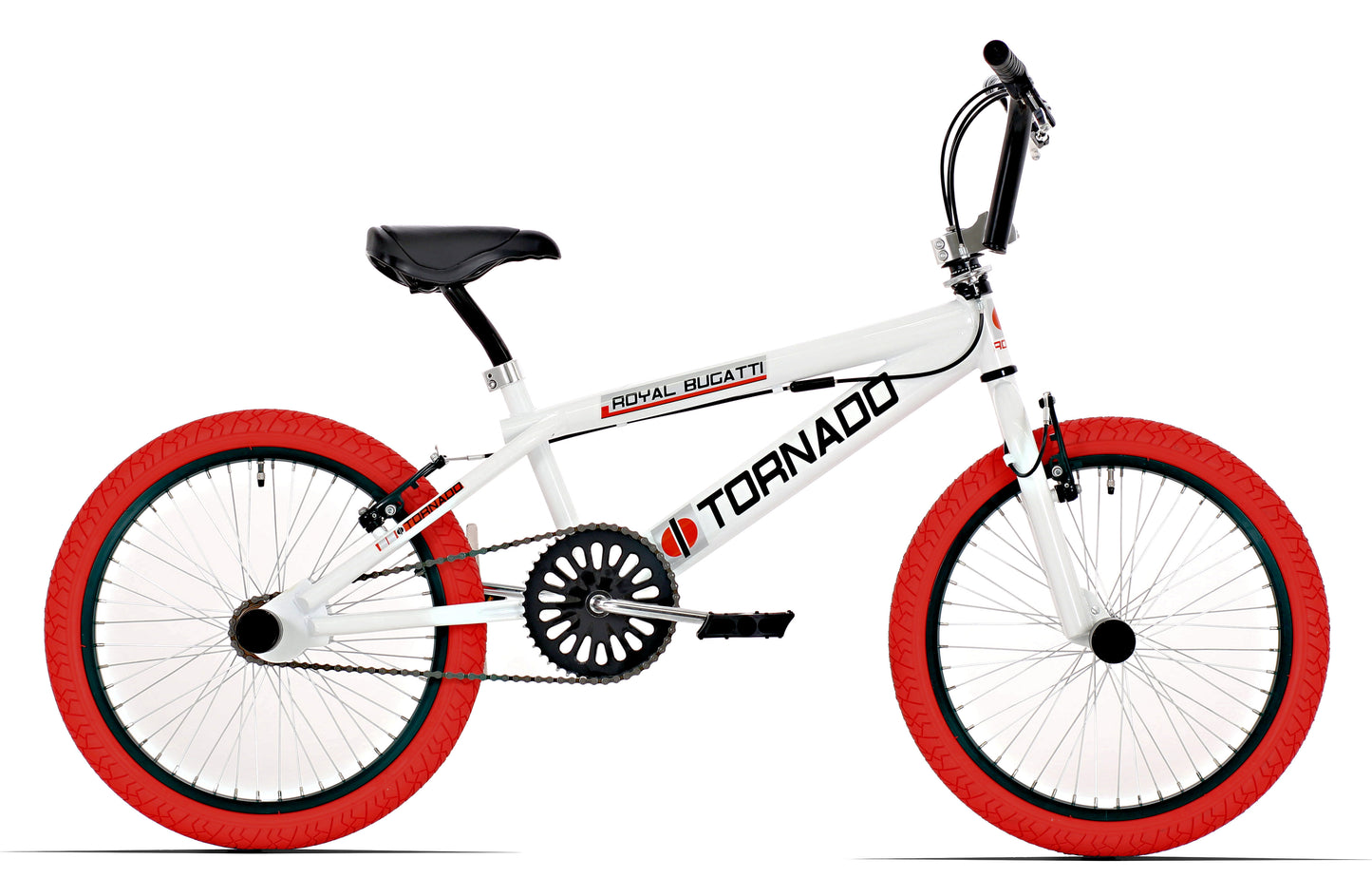 Royal Freestyle 20 Royal Bugatti White con pneumatici rossi