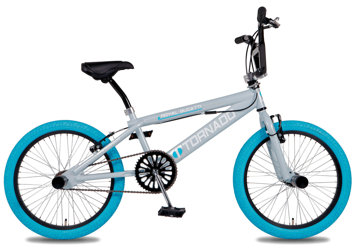 Royal 20 Freestyle Bugatti Light Blue Grey con neumáticos azules
