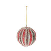 HBx pallina di Natale natural living noblee ø10cm verde rosso