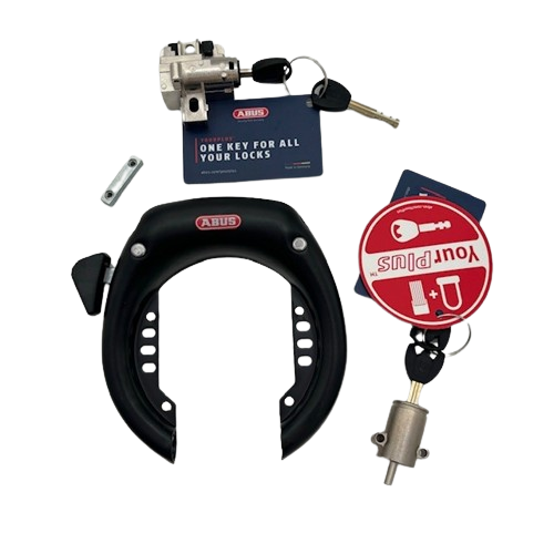 ABUS Lock 5750L NR BK BLO DOWBUBE 2 + Intube 2.1 (imballaggio sul posto di lavoro).