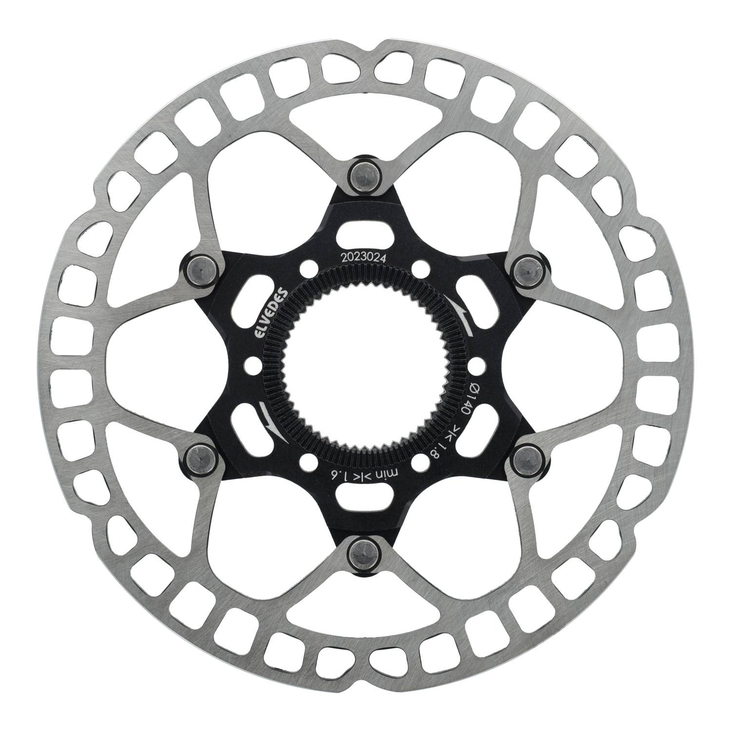 Elvedes Brake Disc Centerlock Ø140 mm T = 1.8 mm Ligeros