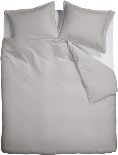Copripiumino Ambiante satin uni - letti gemelli - 240 x 200 220 cm - grigio