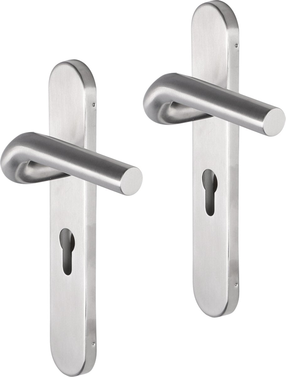 Impresso newport acero inoxidable cepillado con escudo ovalado pc55