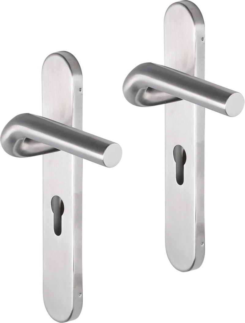 Impresso newport rvs geborsteld op ovaal schild pc55