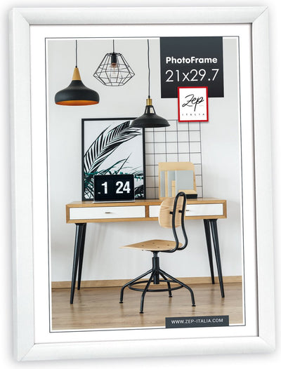 ZEP Photo frame KW11 White 21x29.7 cm