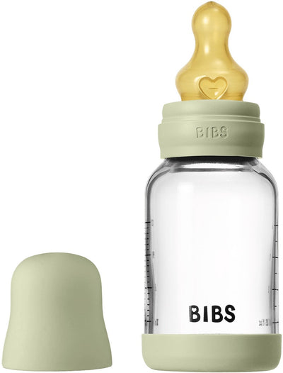 Bibs - glass baby bottle latex slow flow - 120 ml